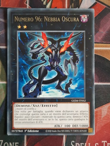 Numero nebbia oscura rara - numero,